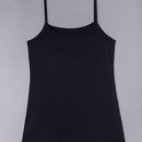 Canotta con spallina sottile - NERO - 1430