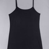 Canotta con spallina sottile - NERO - 1430