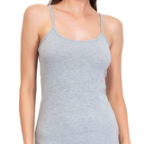 Canotta con spallina sottile - GRIGIO MELANGE - 1430