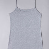 Canotta con spallina sottile - GRIGIO MELANGE - 1430