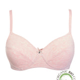 Reggiseno francese senza ferretto - ROSA MELANGE - 1440