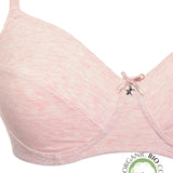 Reggiseno francese senza ferretto - ROSA MELANGE - 1440