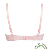 Reggiseno francese con ferretto - ROSA MELANGE - 1442