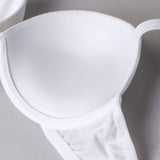 Push-up con coppe graduate e ferretto - BIANCO - 1444