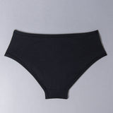 Slip alto in cotone - NERO - 1449