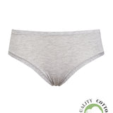 Slip alto in cotone - GRIGIO MELANGE - 1449