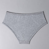 Slip alto in cotone - GRIGIO MELANGE - 1449