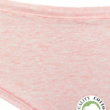 Slip alto in cotone - ROSA MELANGE - 1449