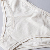 Slip alto in cotone - ECRU MELANGE - 1449