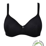 Reggiseno semi imbottito senza ferretto - NERO - 1452