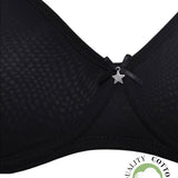 Reggiseno semi imbottito senza ferretto - NERO - 1452