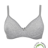 Reggiseno semi imbottito senza ferretto - GRIGIO MELANGE - 1452