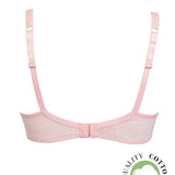 Reggiseno semi imbottito senza ferretto - ROSA MELANGE - 1452