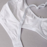 Reggiseno semi imbottito senza ferretto - BIANCO - 1452