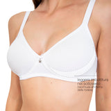Reggiseno semi imbottito senza ferretto - BIANCO - 1452