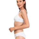 Reggiseno semi imbottito senza ferretto - BIANCO - 1452