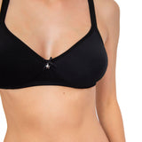 Reggiseno semi imbottito senza ferretto - NERO - 1452