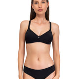 Reggiseno semi imbottito senza ferretto - NERO - 1452