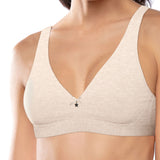 Triangolo non imbottito senza ferretto - ECRU MELANGE - 1454