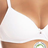 Reggiseno con coppe graduate, senza ferretto - BIANCO - 1456