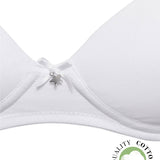 Reggiseno con coppe graduate, senza ferretto - BIANCO - 1456