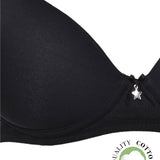 Reggiseno con coppe graduate, senza ferretto - NERO - 1456