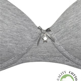 Reggiseno con coppe graduate, senza ferretto - GRIGIO MELANGE - 1456