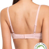 Reggiseno con coppe graduate, senza ferretto - ROSA MELANGE - 1456