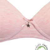 Reggiseno con coppe graduate, senza ferretto - ROSA MELANGE - 1456