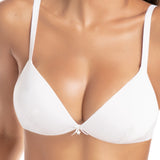 Triangolo con coppe imbottite, senza ferretto - BIANCO - 1458