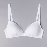 Triangolo con coppe imbottite, senza ferretto - BIANCO - 1458