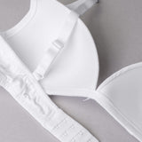 Triangolo con coppe imbottite, senza ferretto - BIANCO - 1458