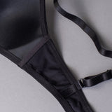 Triangolo con coppe imbottite, senza ferretto - NERO - 1458