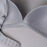 Triangolo con coppe imbottite, senza ferretto - GRIGIO MELANGE - 1458