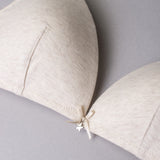 Triangolo con coppe imbottite, senza ferretto - ECRU MELANGE - 1458