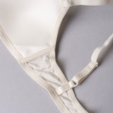 Triangolo con coppe imbottite, senza ferretto - ECRU MELANGE - 1458