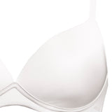 Reggiseno con coppe imbottite, senza ferretto - BIANCO - 1568