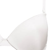 Reggiseno multifunzione con coppe imbottite, ferretto invisibile, spalline removibili + spalline in silicone - BIANCO - 1586