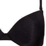 Reggiseno multifunzione con coppe imbottite, ferretto invisibile, spalline removibili + spalline in silicone - NERO - 1586