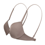 Reggiseno multifunzione con coppe imbottite, ferretto invisibile, spalline removibili + spalline in silicone - STONE - 1586