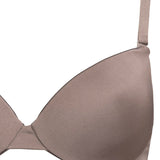 Reggiseno multifunzione con coppe imbottite, ferretto invisibile, spalline removibili + spalline in silicone - STONE - 1586