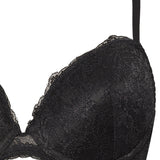 Reggiseno con coppe imbottite e ferretto - NERO - 1782