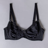 Reggiseno francese con ferretto in tessuto jacquard - NERO - 1870