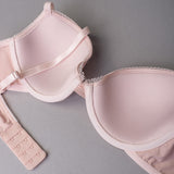 Reggiseno con coppe imbottite e ferretto in tessuto jacquard - CIPRIA - 1872
