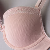 Reggiseno con coppe imbottite e ferretto in tessuto jacquard - CIPRIA - 1872