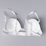 Push-up con coppe graduate in tessuto jacquard - BIANCO LATTE - 1874