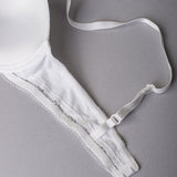 Push-up con coppe graduate in tessuto jacquard - BIANCO LATTE - 1874