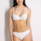 Slip in tessuto jacquard - BIANCO LATTE - 1875