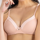Reggiseno con coppe graduate senza ferretto in tessuto jacquard - CIPRIA - 1876
