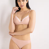 Reggiseno con coppe graduate senza ferretto in tessuto jacquard - CIPRIA - 1876